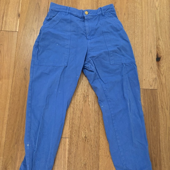 Big Bud Press Greek blue pencil pants size L large - Picture 1 of 8